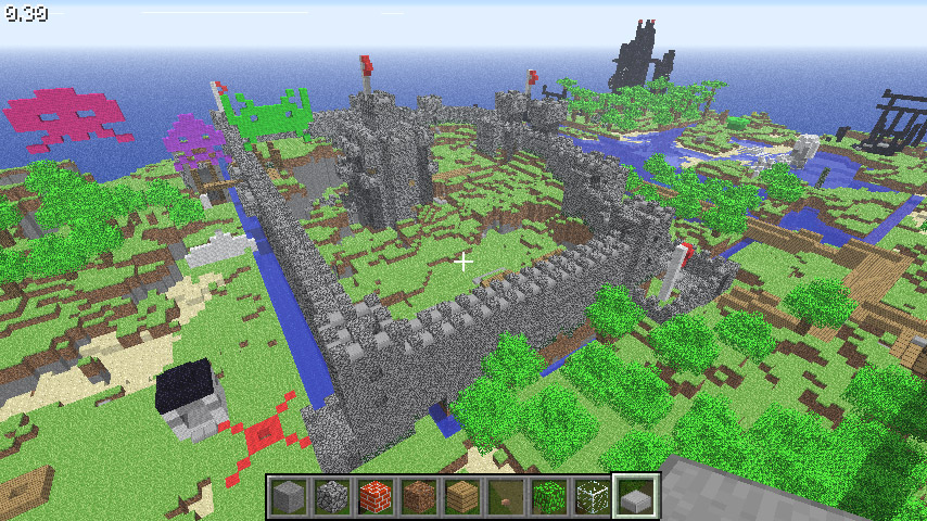 Minecraft castelo louco - sandbox