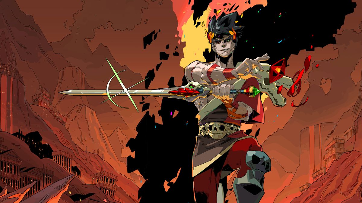 Hades promotional art featuring main protagonist Zagreus.